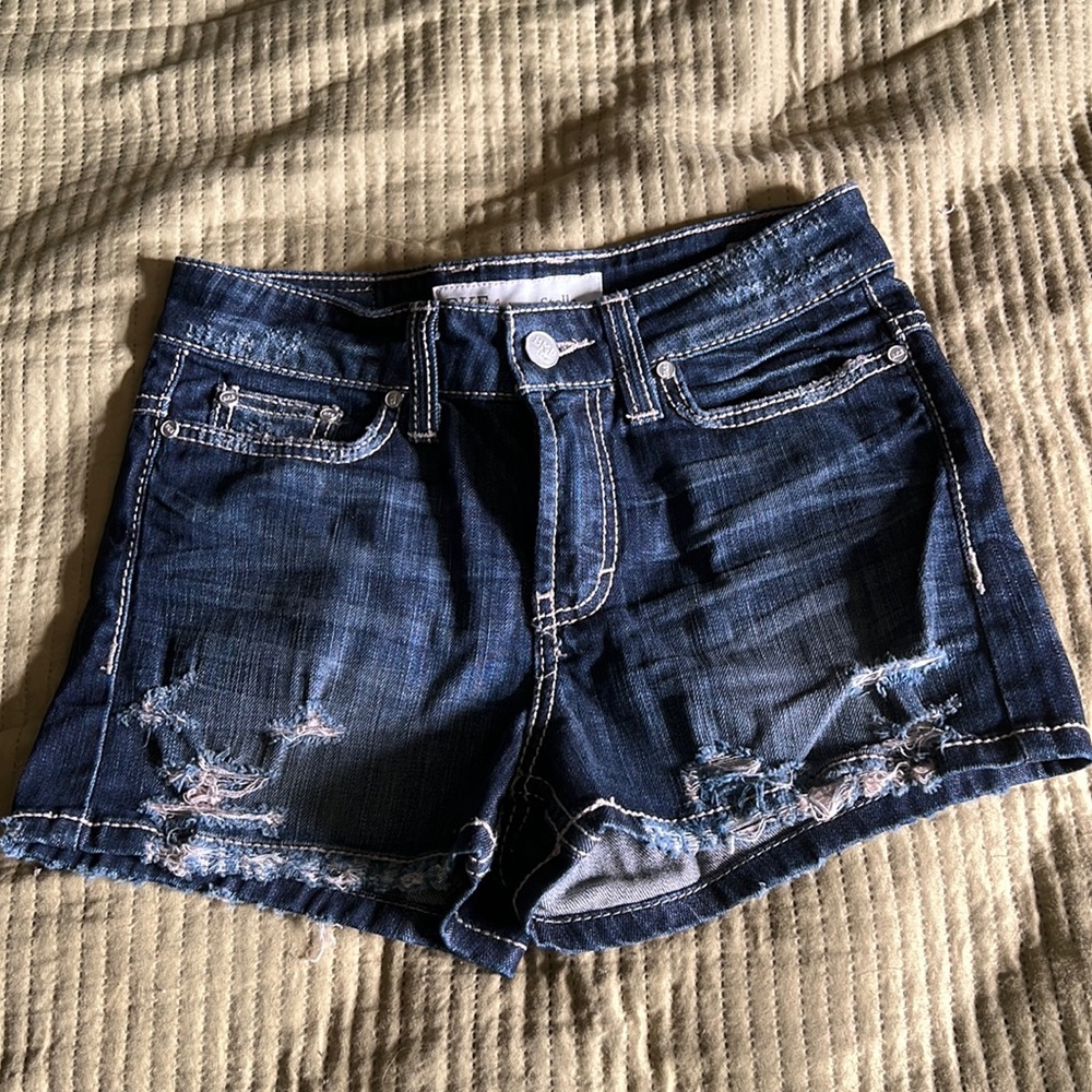 BKE Buckle Womens Distressed Denim Stella Blue Size 27